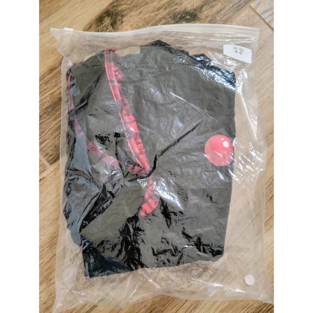 Kids Black Reindeer Christmas Pajama Set Size 4 6 NWT - Picture 8 of 8
